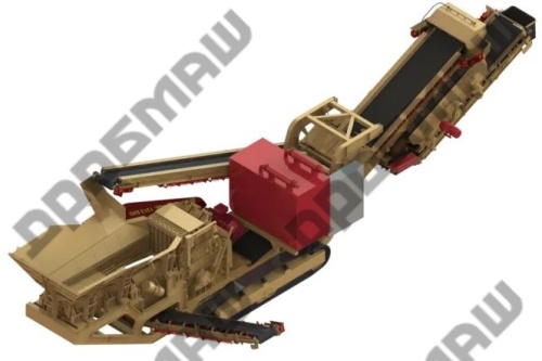 ДРО-50115 Установка мобильная дробления и сортировки 400 т/ч производительности для осадочных пород мелкого дробления - карусель товара