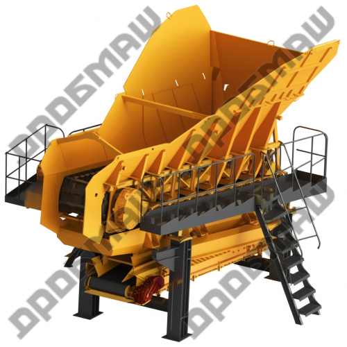 ДРО-813-100 Агрегат загрузки и крупного дробления Q= 100м3/ч для изверженных пород - карусель товара