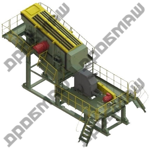 ДРО-833 Агрегат среднего дробления Q=50м3/ч для изверженных пород - карусель товара